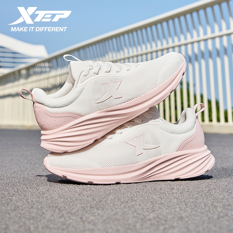 Women'S Shoes New Balance - Xtep ランニングシューズ女性 2025 夏の新通気性メッシュ軽量カジュアル衝撃吸収耐久性スニーカー 875418110054