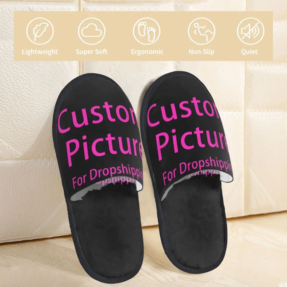 パーソナライズされたカスタム写真ロゴコンフォートスカッフメモ - Women Shoes Logo のレビューと価格