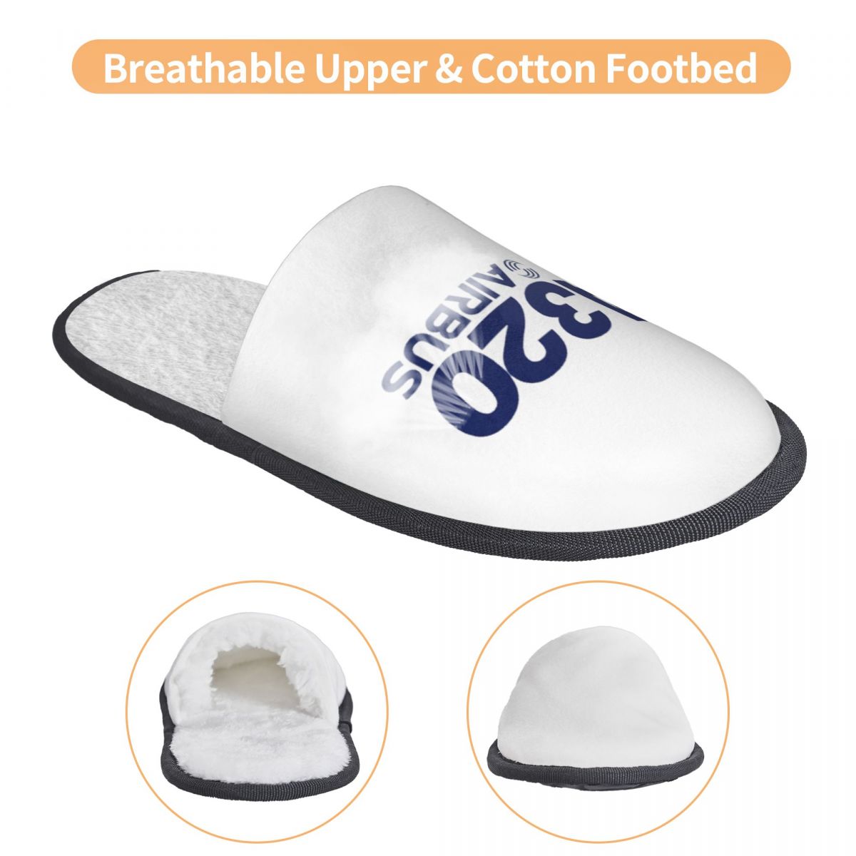 カスタムエアバス A320 ロゴスリッパ低反発暖かいソフト女 - Women Shoes Logo のレビューと価格
