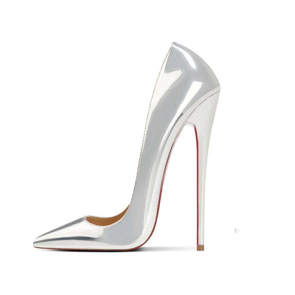 ニュースタイルセクシー16CM極細ポインテッドトゥスティレッ - Patent Leather Pump のレビューと価格