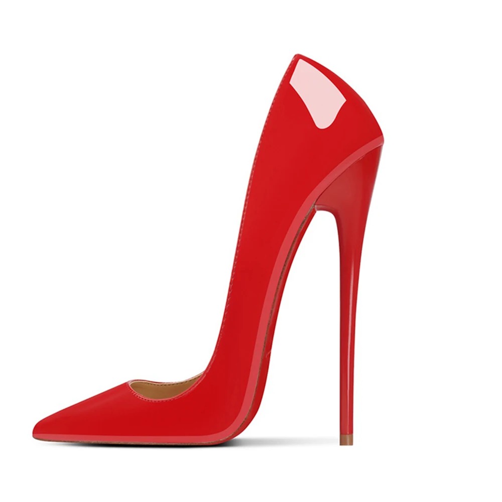 ニュースタイルセクシー16CM極細ポインテッドトゥスティレッ - Patent Leather Pump のレビューと価格