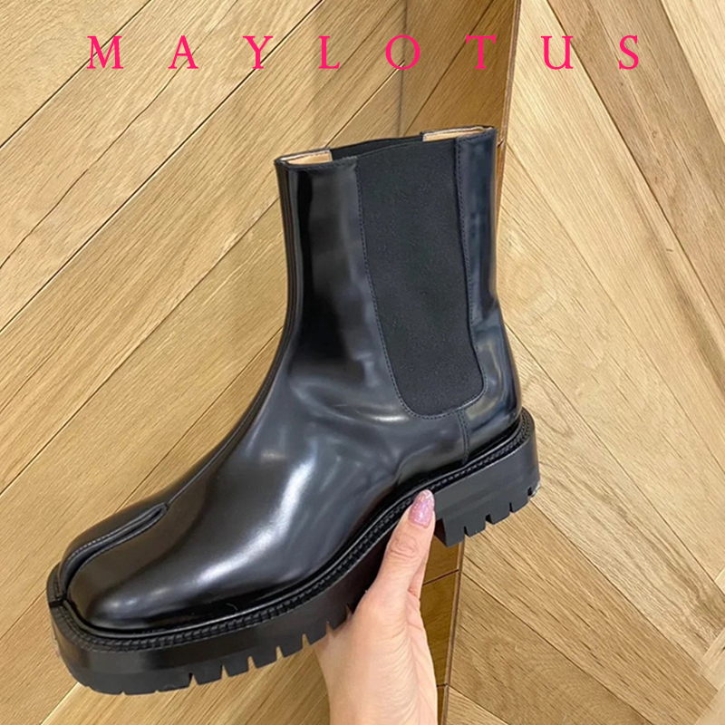 2026 レトロ スプリットトゥ アンクルブーツ パテントレ - Suede Ankle Boot のレビューと価格