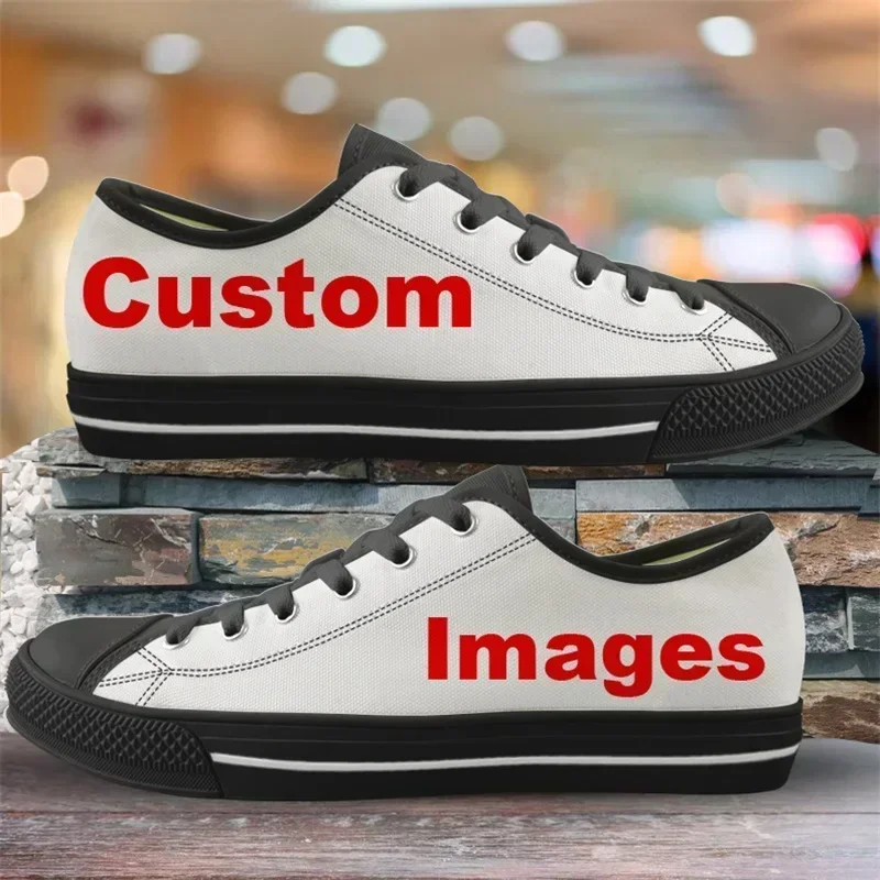 カスタムあなたのロゴ画像テキスト名プリントシューズユニセック - Women Shoes Logo のレビューと価格