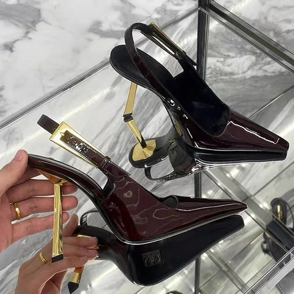 新しい秋 2024 スクエアトゥスリムヒールレトロつま先の女 - Women Shoes Ysl のレビューと価格