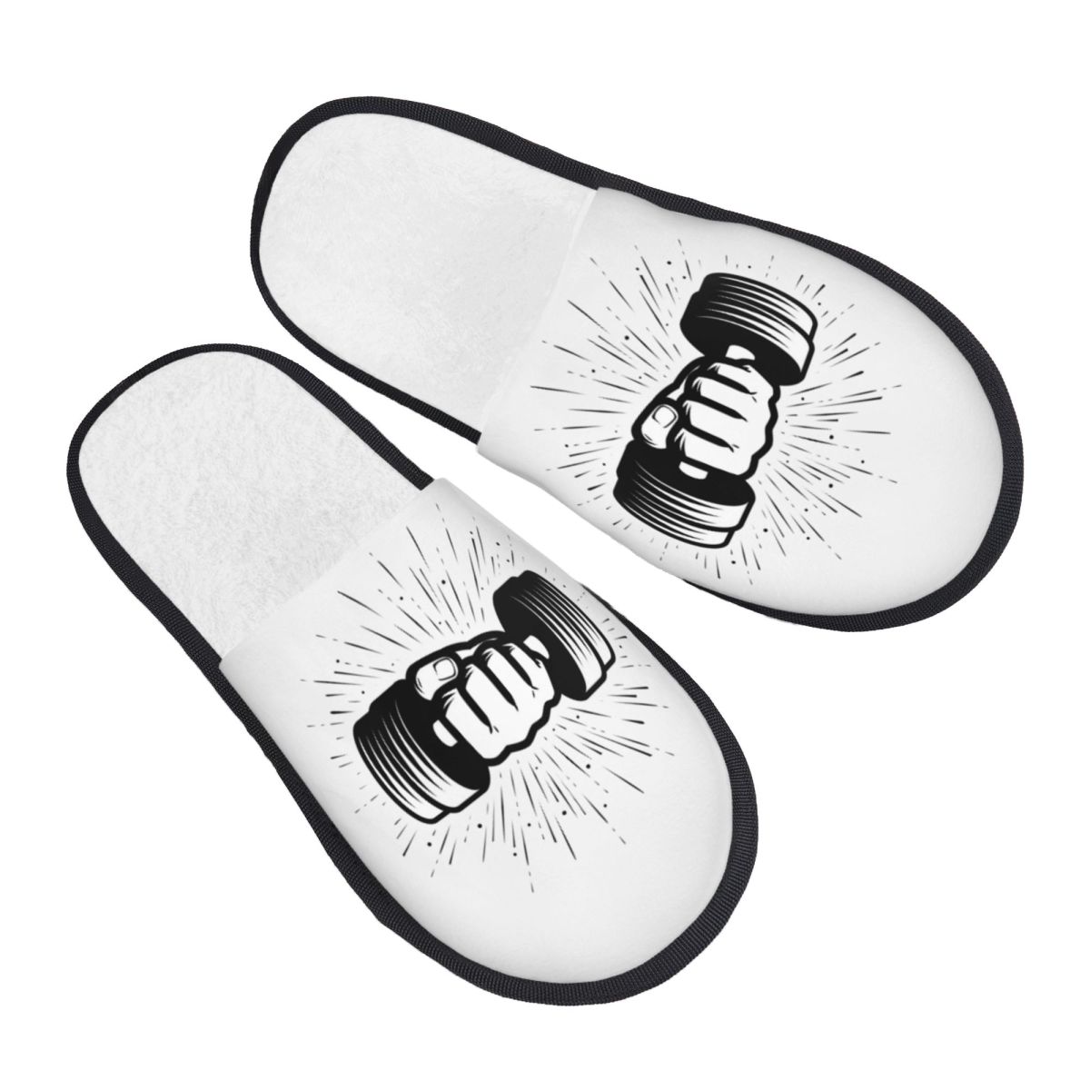 カスタムジムフィットネスロゴ入り快適スリッパ、メモリーフォー - Women Shoes Logo のレビューと価格